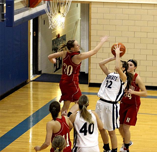 Description: S:\STAFF\cningen\ARC. PIX\BASKETBALL\GIRLS BB\GBB 2011- 2012\GBB @ Banner Co Jan. 2012\Katie Heitz on Defense.JPG