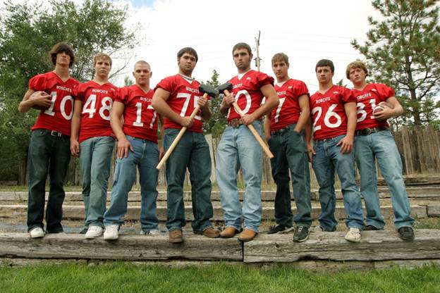 Description: J:\Yearbook Pictures\2008-2009\Groups\3153 SENIORS Football.JPG